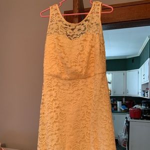 Yellow Brides Maid Dress